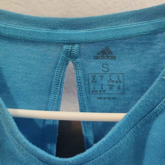 Adidas Crop Top In Blue - Picture 3 of 3